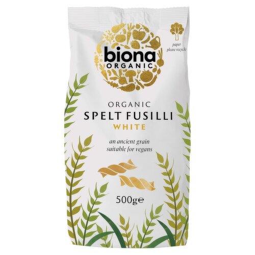 Biona Organic Spelt Fusilli White (500 g)