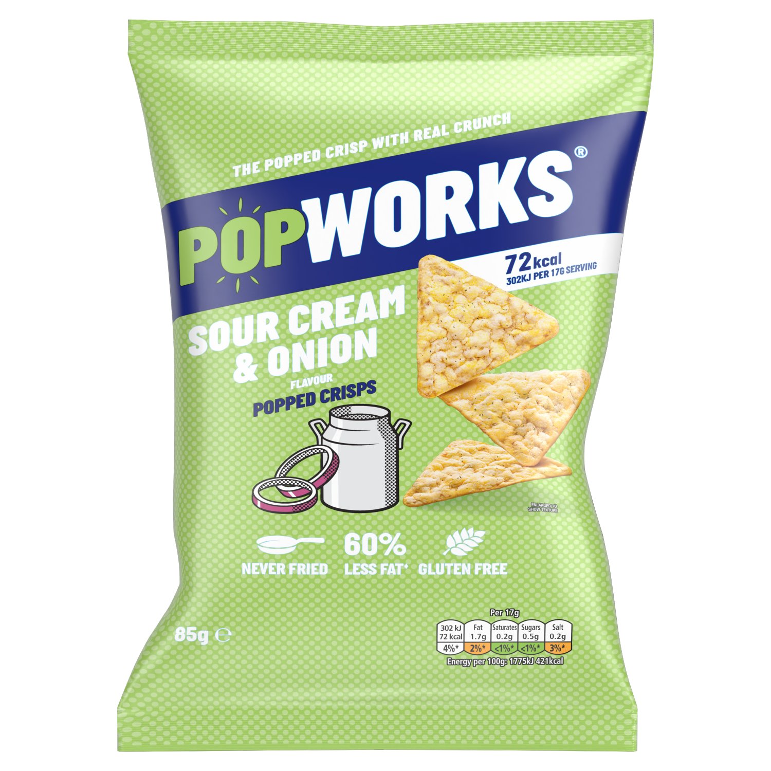 Walkers Popworks Sour Cream & Onion (85 g)