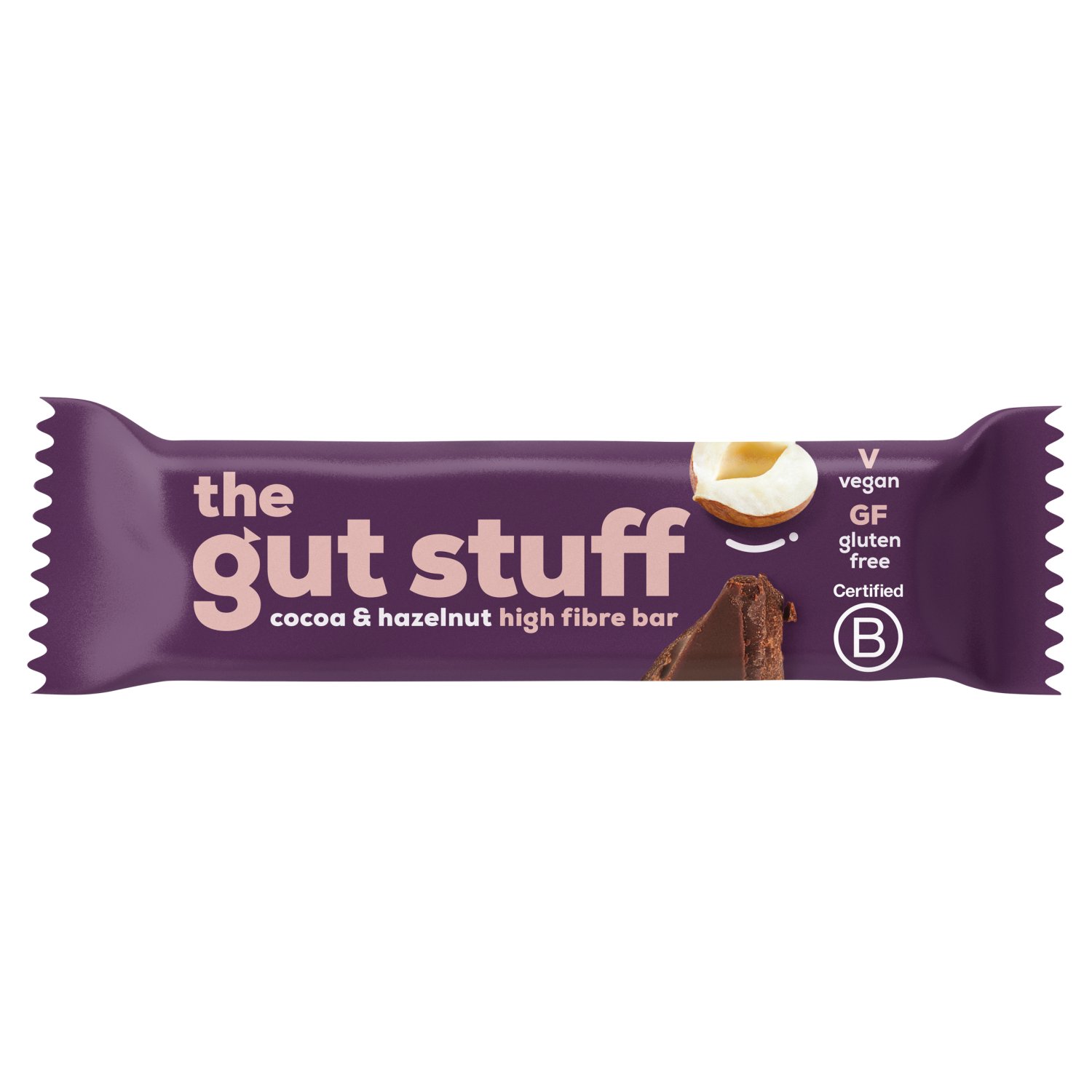 The Gut Stuff Good Fibrations Cocoa & Hazelnut Bar (35 g)