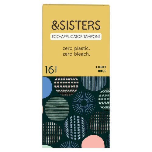 Sisters Eco-Applicator Tampons Light  (16 Piece)