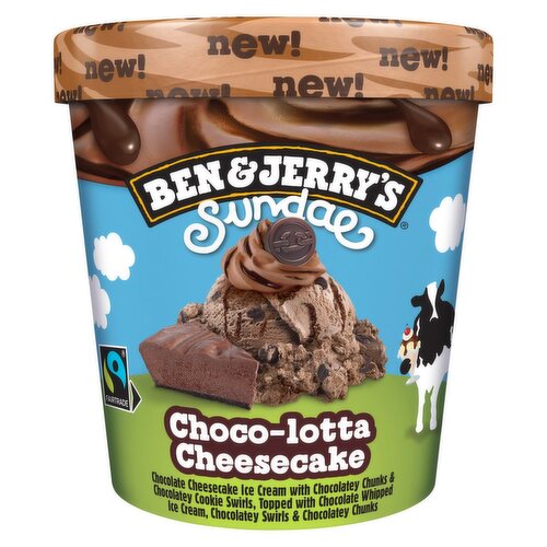 Ben & Jerry's Ice Cream Choco-lotta Cheesecake Sundae (427 ml)
