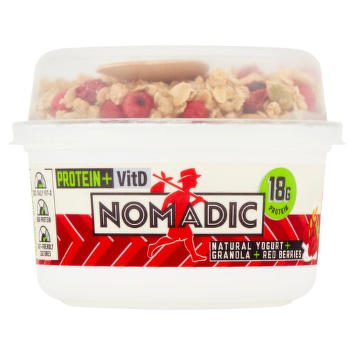 Nomadic Protein & Vit D Yogurt With Granola And Red Berries (170 g)