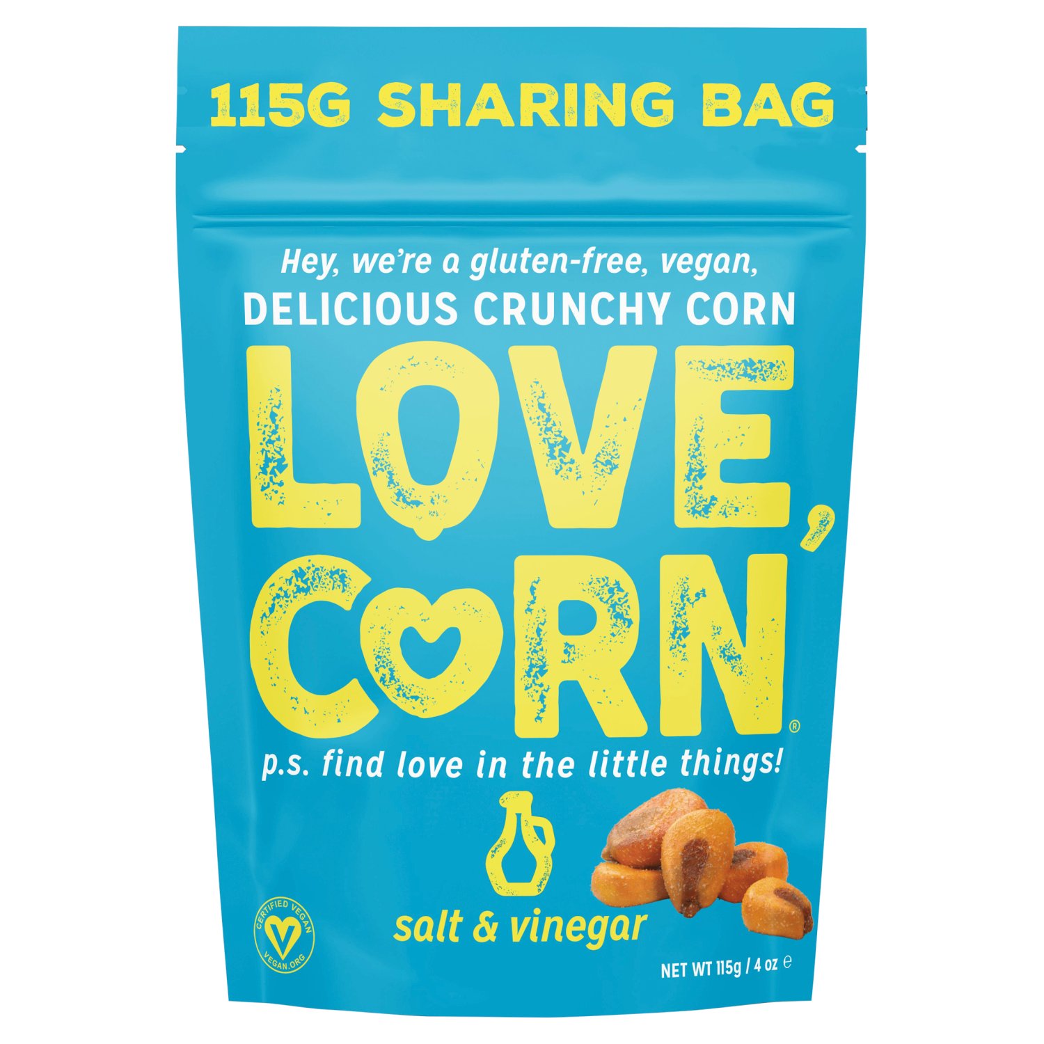 Love Corn Roasted Corn Salt And Vinegar (115 g)