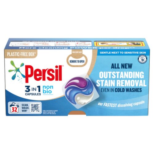 Persil Caps 32Wash Non Bio 19ml (32 Piece)