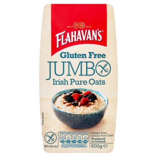 Flahavan's Gluten Free Irish Pure Oats 550g Imported from Ireland