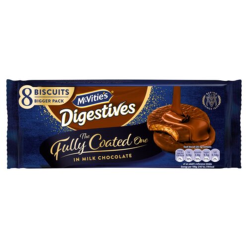 McVitie's Fully Coated Digestives (158 g)