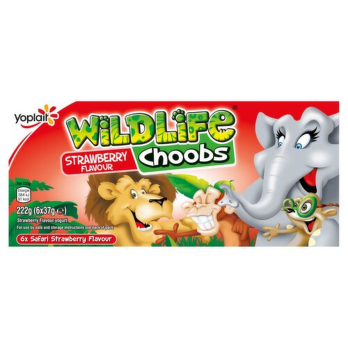 Wildlife Choobs Strawberry 6pk (222 g)