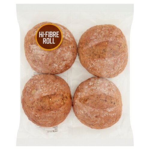 Hi Fibre Rolls 4 Pk (308 g)