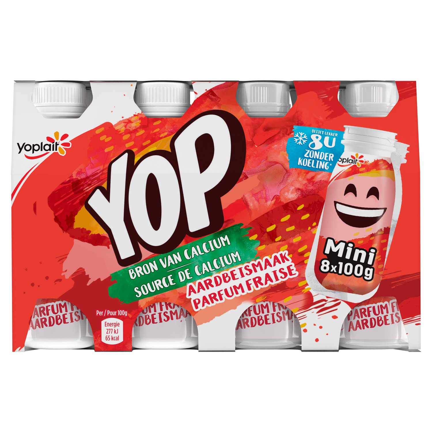 Yop Strawberry Yogurt Drink 8pk (100 g)