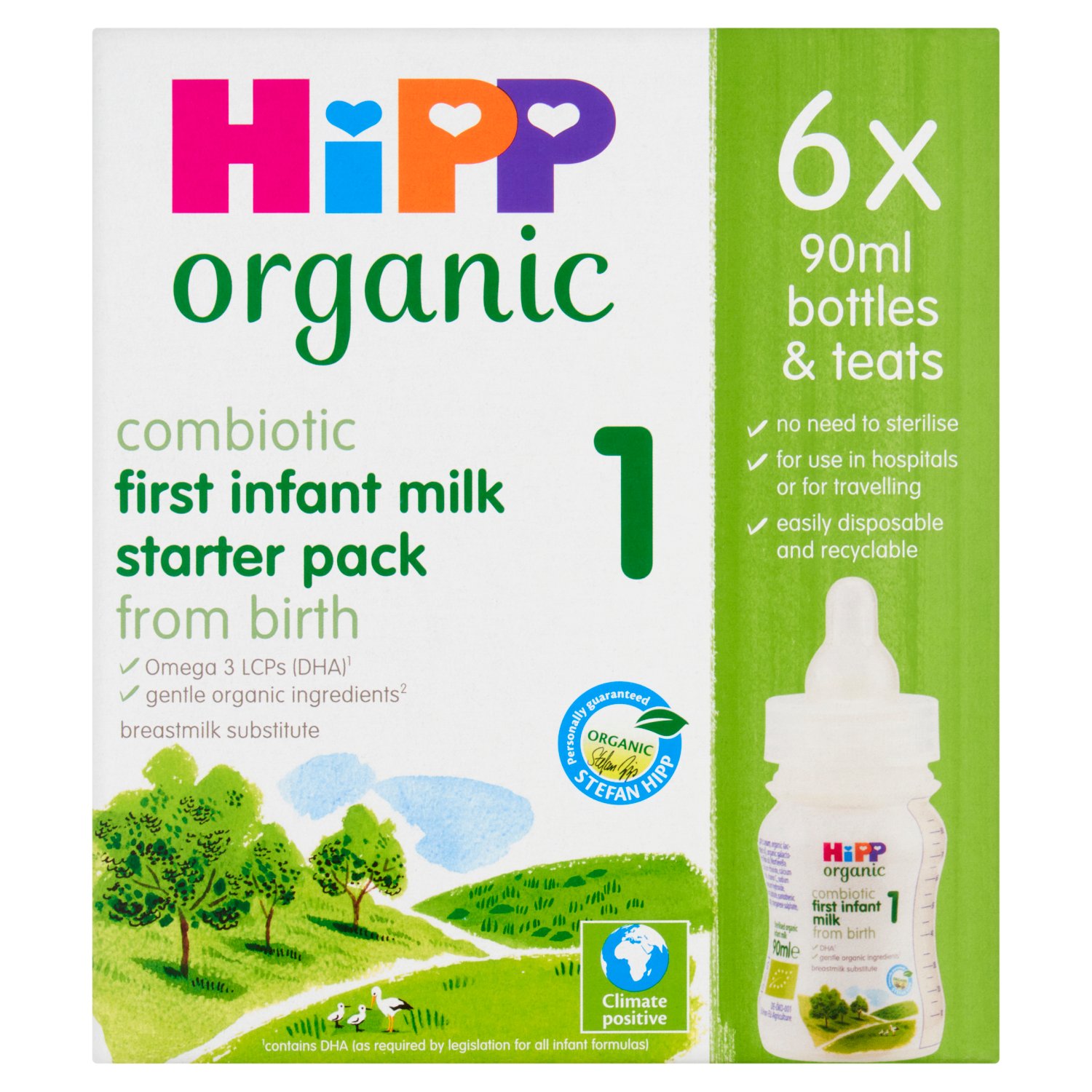 Hipp Organic Infant Milk Ready To Feed Starter Pack (90 ml)