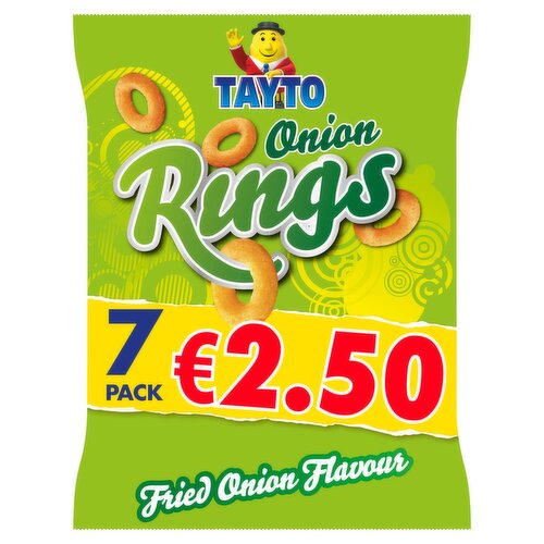 Tayto Onion Rings 7 Pack (20 g)