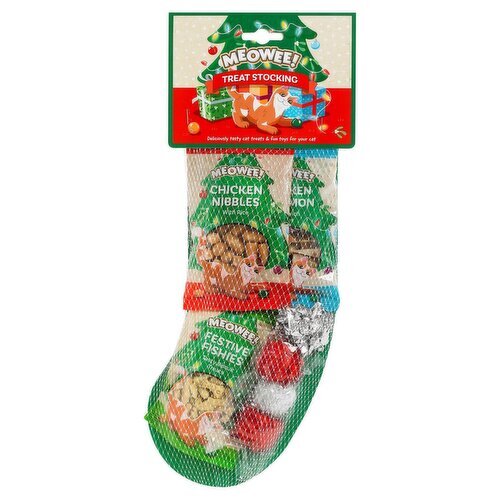 Meowee! Cat Treat Stocking (1 Piece)