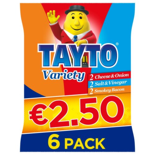 Tayto Assorted 6 Pack (25 g)