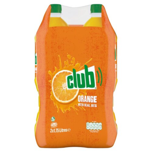 Club Orange Bottle Twin Pack (1.75 L)