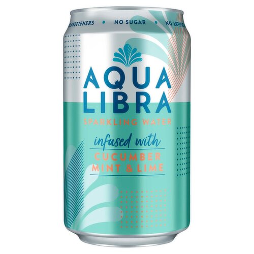 Aqua Libra Cucumber Mint & Lime Sparkling Water Can (330 ml)