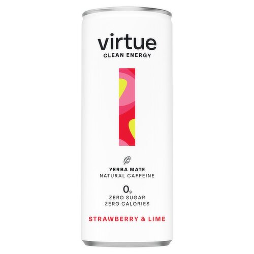 Virtue Yerba Mate Strawberry & Lime (250 ml)