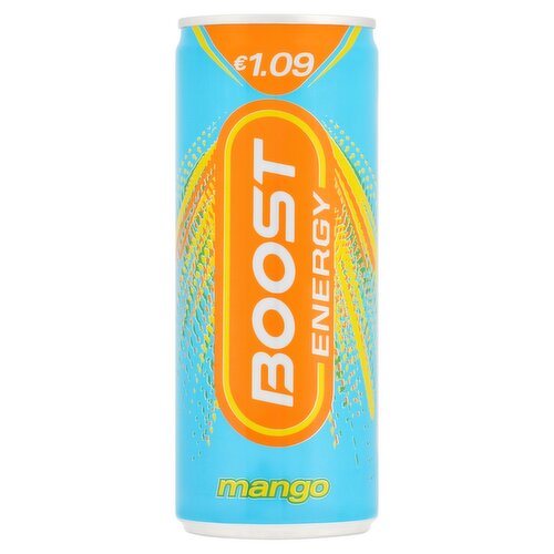 Boost Energy Mango Can   (250 ml)