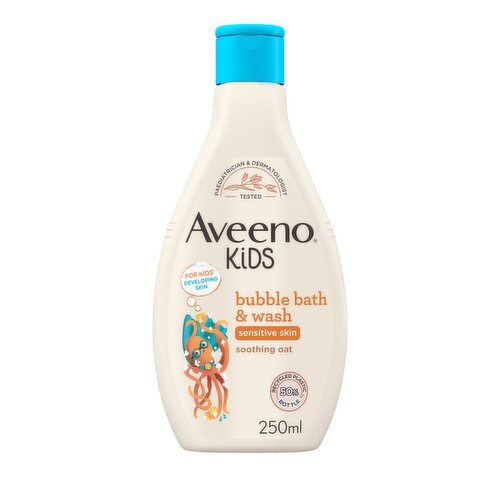 Aveeno Kids Bubble Bath & Wash (250 ml)