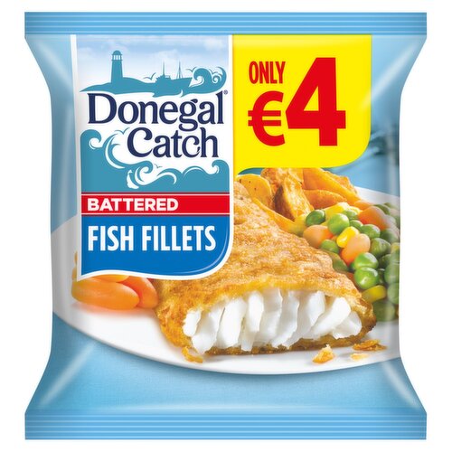 Donegal Catch 3 Battered Fish Fillets (380 g)