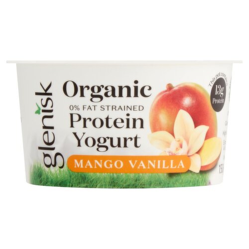 Glenisk Organic Mango-Vanilla High Protein Yogurt (150 g)