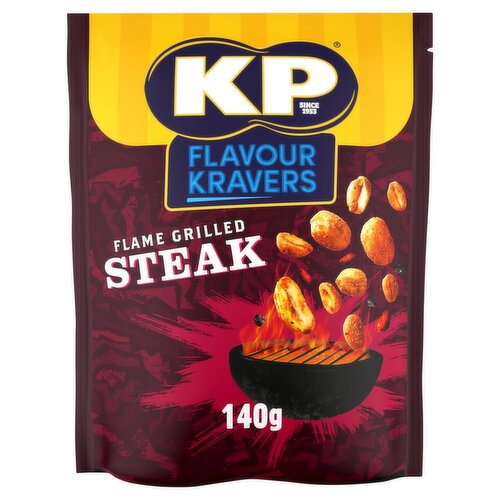 Kp Flavour Kravers Flamegrilled Steak Peanuts (140 g)