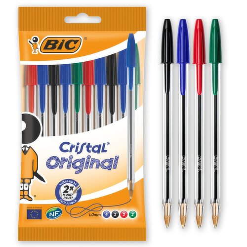 Bic Cristal Medium 10pk Assorted (1 Piece)