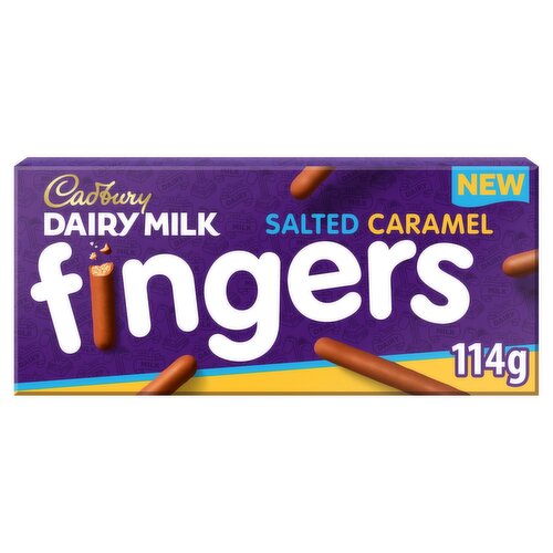Cadbury Salted Caramel Fingers (114 g)