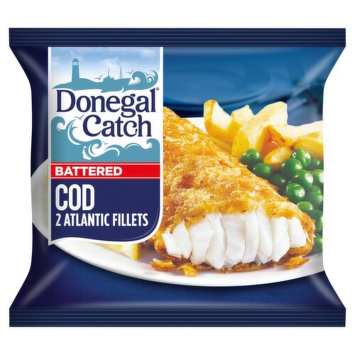 Donegal Catch 2 Battered Cod Fillets (200 g)