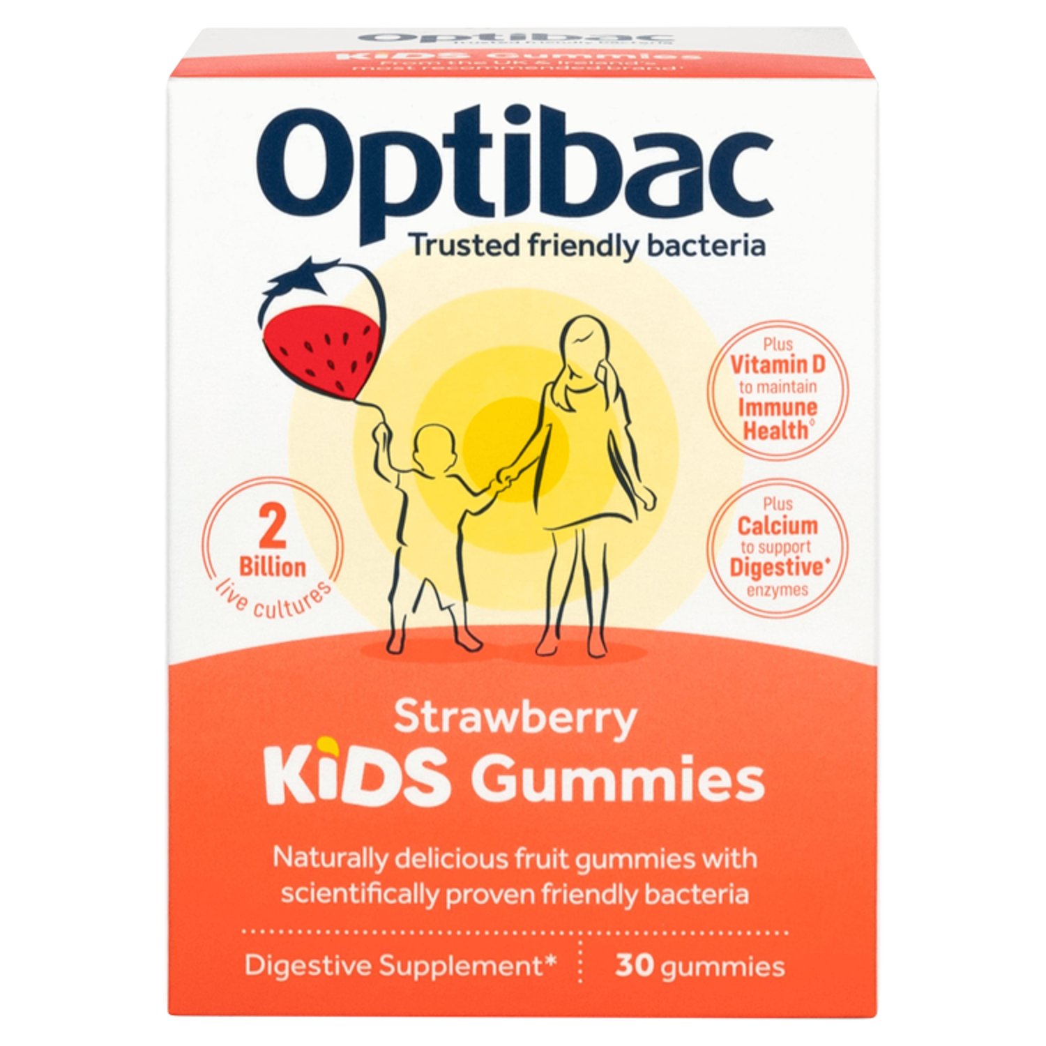 Optibac Strawberry Kids Gummies (30 Piece)