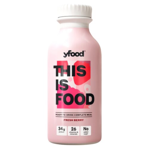 yfood Fresh Berry, repas prêt à boire, THIS IS FOOD, substitut de