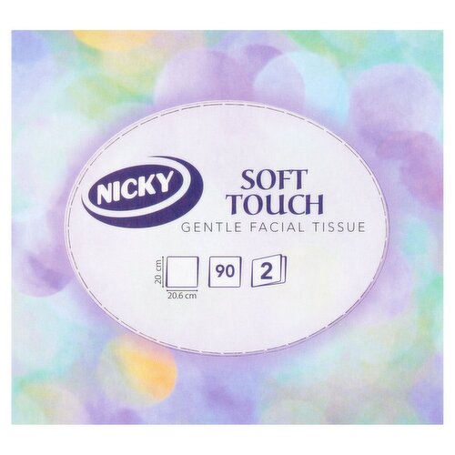 Nicky Cube Soft Touch 2ply 90 Sheets (90 Sheets)