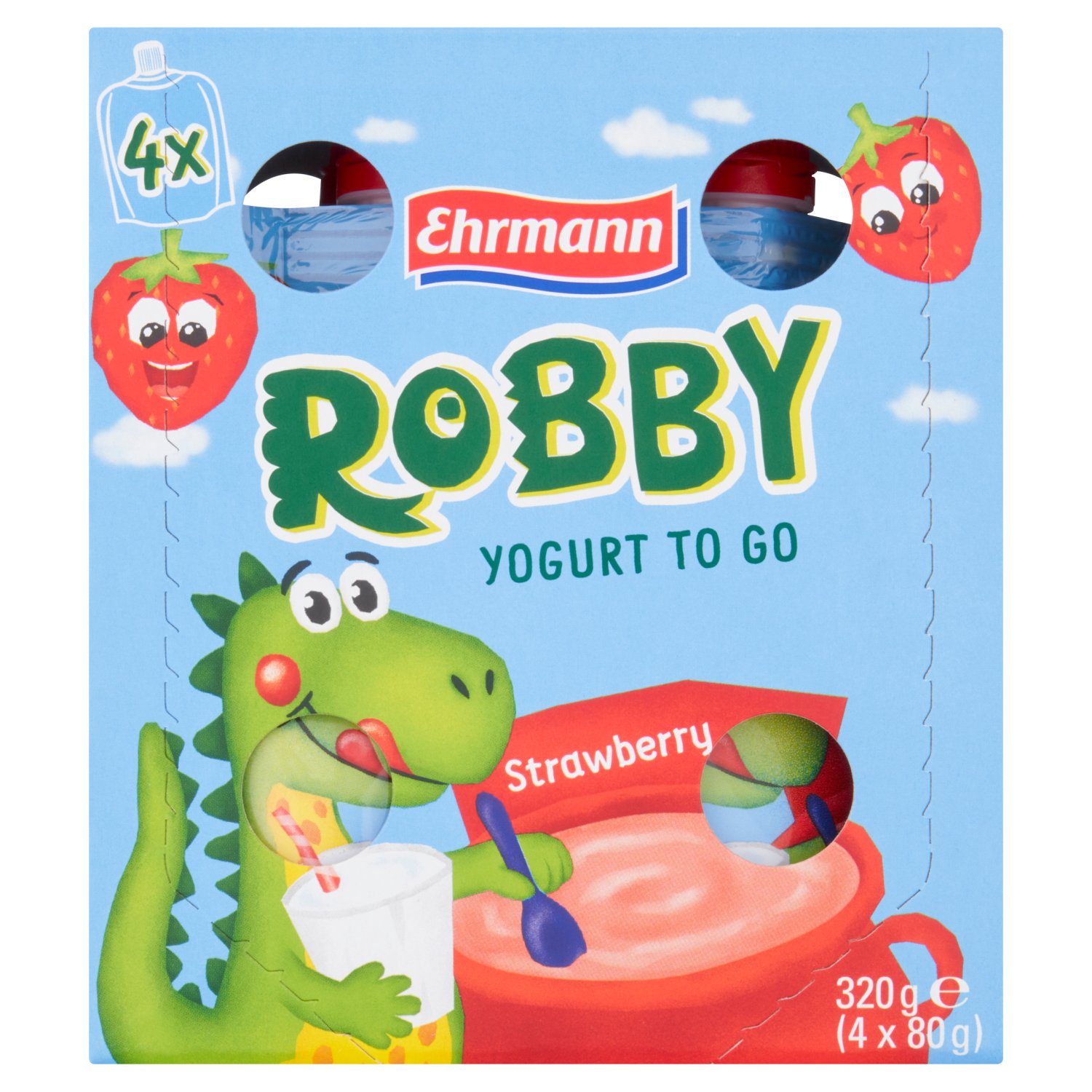 Ehrmann Robby To Go Pouch Yogurt (320 g)