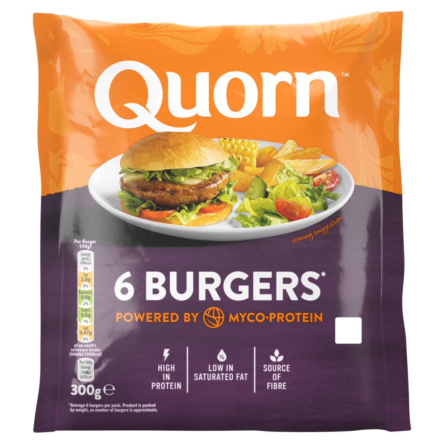 Quorn Burgers (300 g)