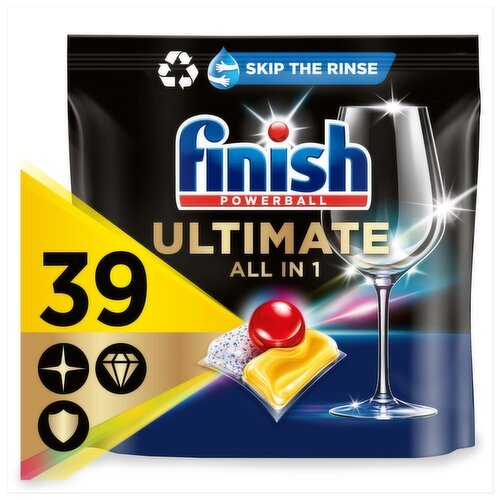 Finish Ultimate All In 1 Dishwasher Lemon 39 Tablets (39 Piece)