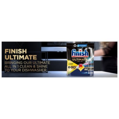 Finish Ultimate All in One Lemon 30 Dishwasher Tablets 387g - Tesco  Groceries