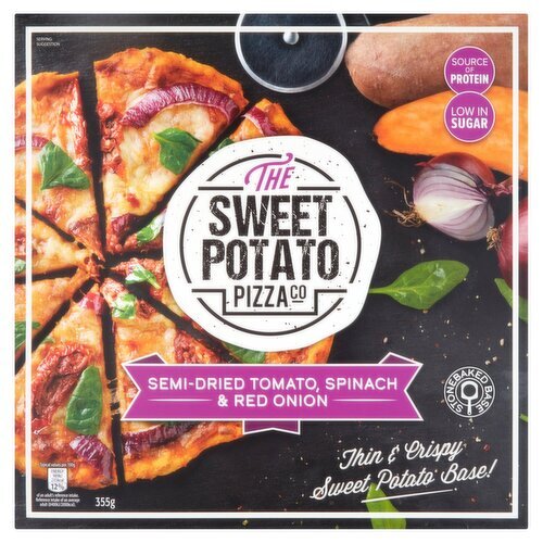 The Sweet Potato Pizza Company - Semi Dried Tomato, Spinach And Red Onion (355 g)