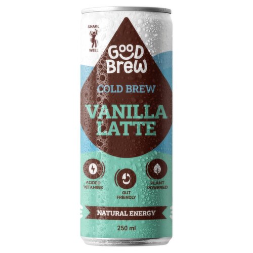 GoodBrew Vanilla Cold Brew Latte Drink (250 ml)