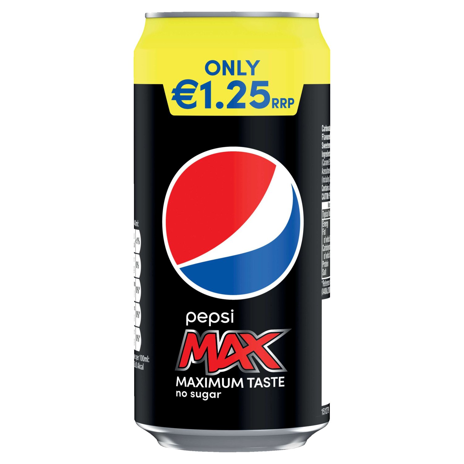 Pepsi Max Can €1.25 PMP (440 ml)