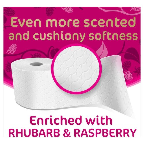 Cushelle Quilted Rhubarb & Raspberry