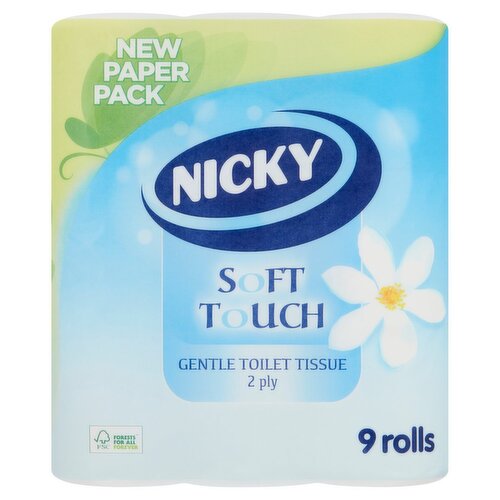 Nicky Soft Touch Toilet Tissue (9 Roll)