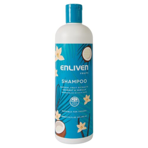 Enliven Naturals Shampoo Coconut & Vanilla (500 ml)