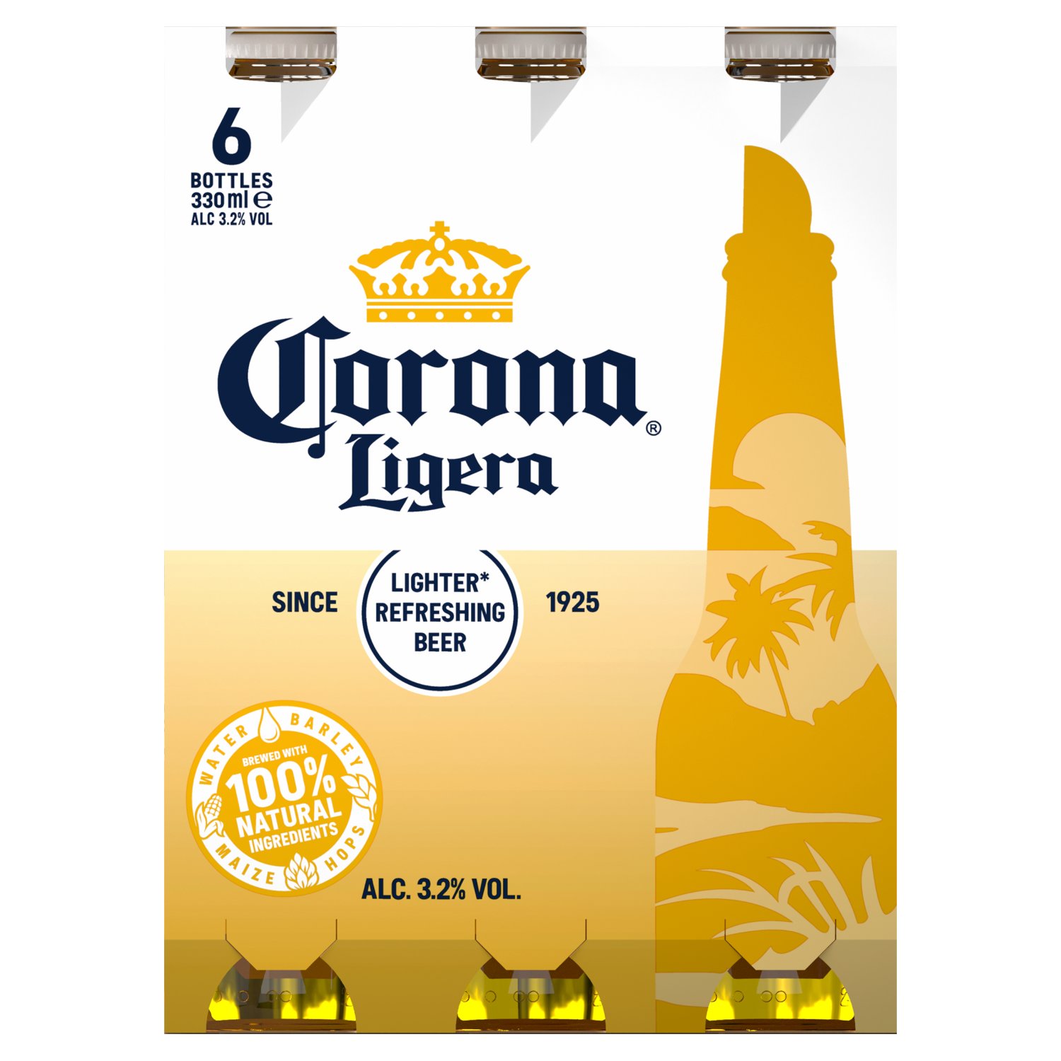 Corona Ligera Bottles 6 Pack (330 ml)