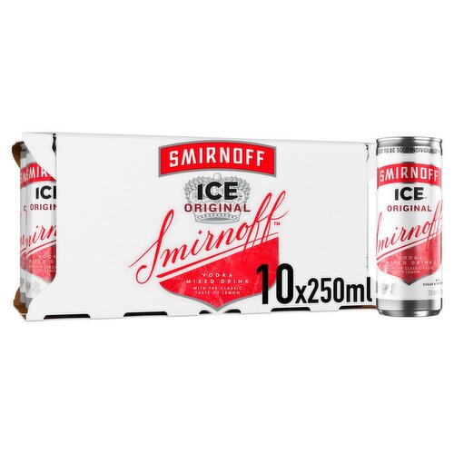 Smirnoff Ice Original Can 10 Pack (250 ml)