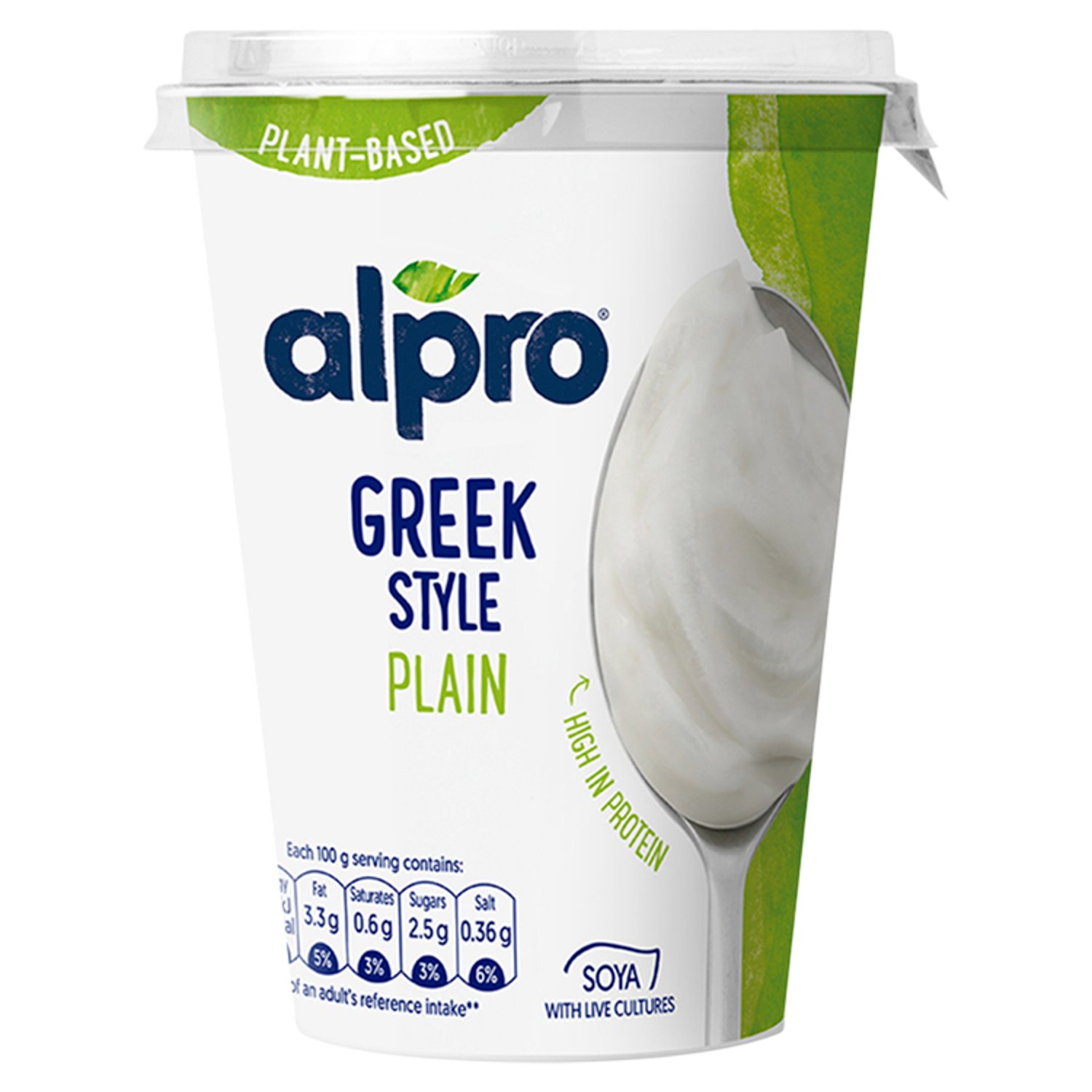 Alpro Plain Greek Style Yogurt (400 g)