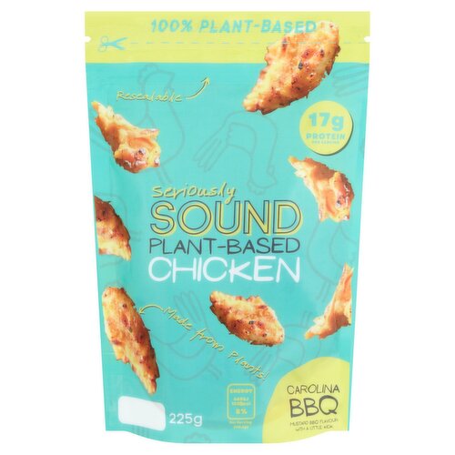 Seriously Sound Carolina BBQ Plant-Based Chicken (225 g)