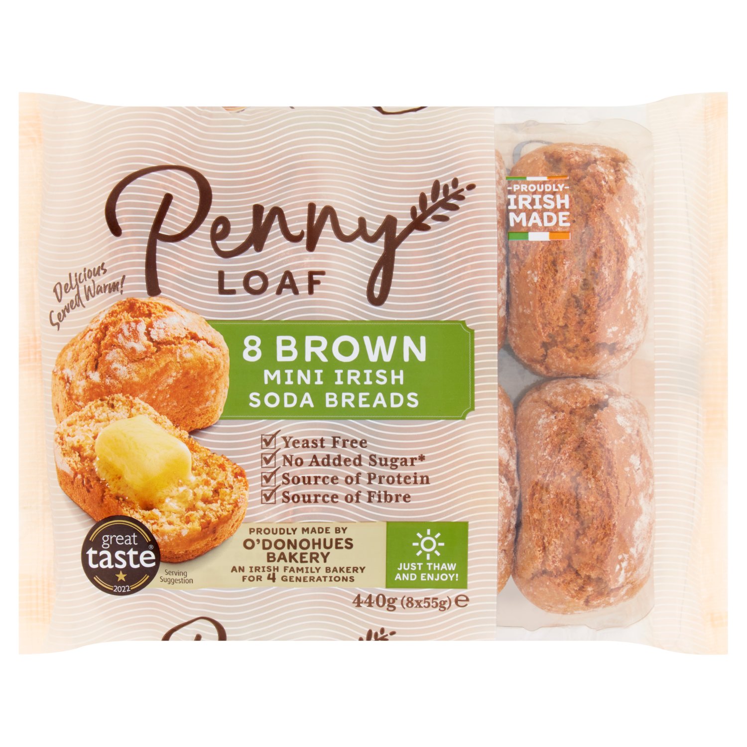Penny Loaf Brown Soda 8 Pack (440 g)