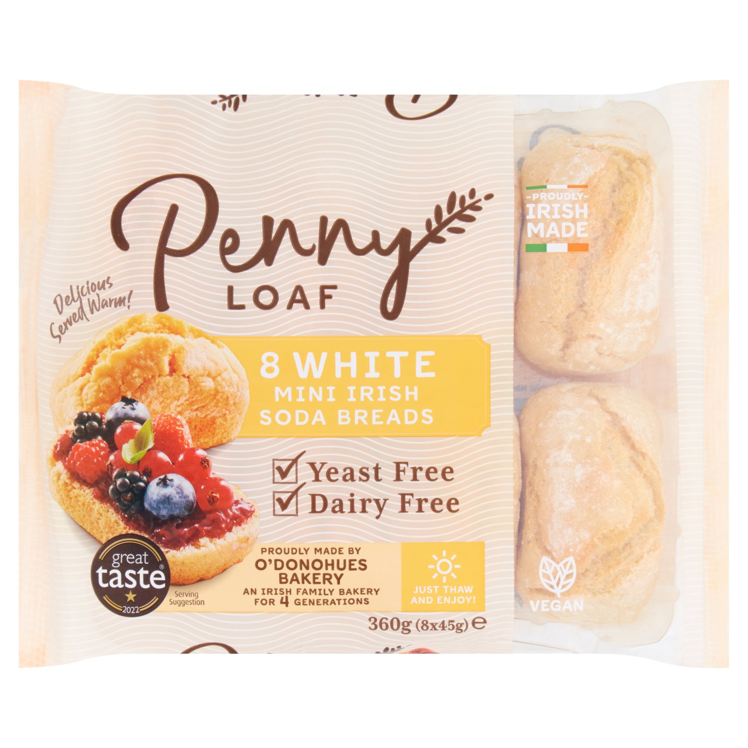 Penny Loaf White Soda 8 Pack (360 g)