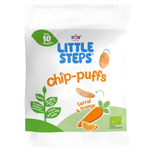 SMA Little Steps Carrot & Orange Chip Puffs 10+ Months (7 g)