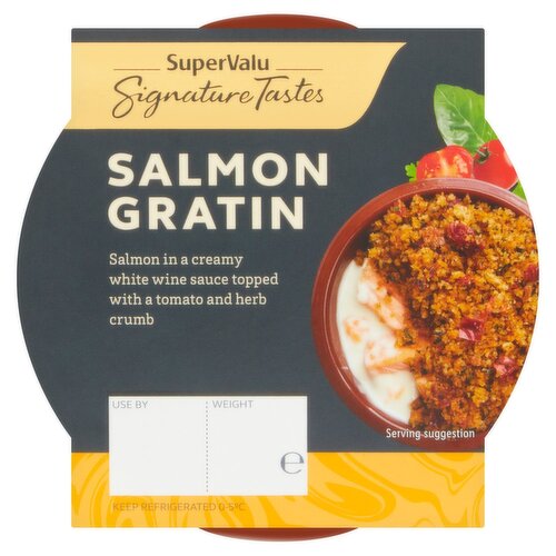 SuperValu Signature Tastes Salmon in Gratin Sauce and Tomato Crumb (180 g)