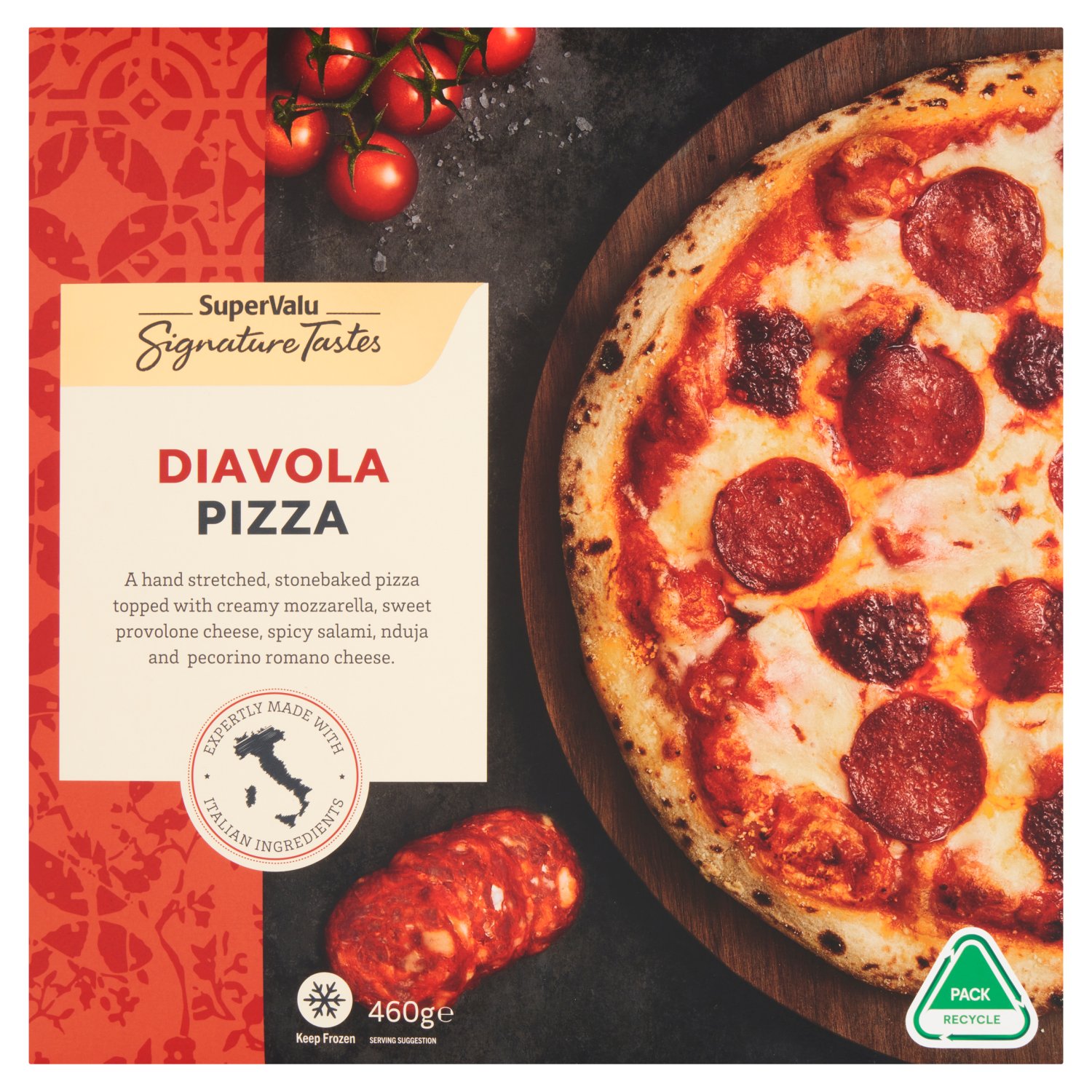 Signature Tastes Diavola Pizza (460 g)